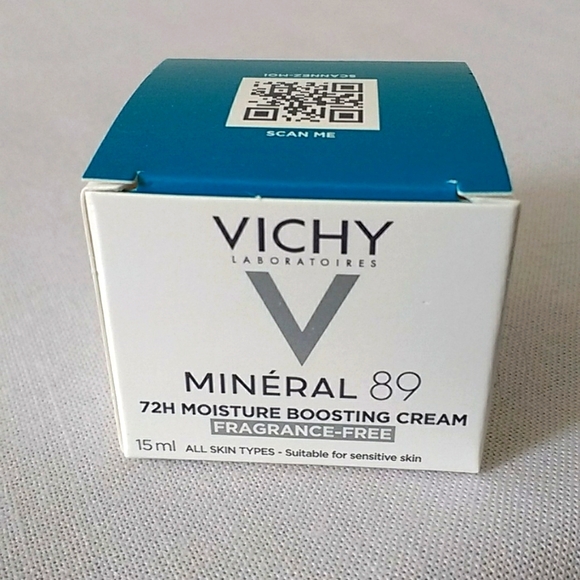 VICHY MINÉRAL 89 72H Moisture Boosting Fragrance Free Cream with Hyaluronic Acid - Picture 3 of 5
